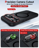 LeYi for Google Pixel-9 Phone Case: Pixel 9 Case with Screen Protector, [Mag-Safe Fit] Matte Translucent Soft-Touch & Full Body Shockproof para Phone Case Pixel 9