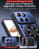 LeYi for Honor-400 Smart 5G Case: with Glass Screen Protector, [Fit Magsafe] 16FT Heavy Duty Shockproof Protection Rugged Android Smart Phone Case with Invisible Ring Stand Honor 400 Smart 5G