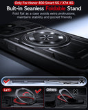 LeYi for Honor-400 Smart 5G Case: with Glass Screen Protector, [Fit Magsafe] 16FT Heavy Duty Shockproof Protection Rugged Android Smart Phone Case with Invisible Ring Stand Honor 400 Smart 5G