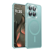 LeYi for Motorola Edge-2025 Case: [Mag-Safe Fit] Magnetic Cover, Raised Camera Guard, Matte Translucent Slim Soft-Touch Textured Protector para Moto Edge 2025 Case