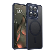 LeYi for Motorola Edge-2025 Case: [Mag-Safe Fit] Magnetic Cover, Raised Camera Guard, Matte Translucent Slim Soft-Touch Textured Protector para Moto Edge 2025 Case
