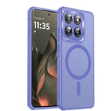 LeYi for Motorola Edge-2025 Case: [Mag-Safe Fit] Magnetic Cover, Raised Camera Guard, Matte Translucent Slim Soft-Touch Textured Protector para Moto Edge 2025 Case