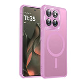 LeYi for Motorola Edge-2025 Case: [Mag-Safe Fit] Magnetic Cover, Raised Camera Guard, Matte Translucent Slim Soft-Touch Textured Protector para Moto Edge 2025 Case