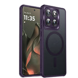 LeYi for Motorola Edge-2025 Case: [Mag-Safe Fit] Magnetic Cover, Raised Camera Guard, Matte Translucent Slim Soft-Touch Textured Protector para Moto Edge 2025 Case