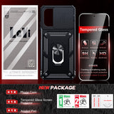LeYi for Motorola-Moto G Power 5G 2026 Case: with Slide Camera Cover and Screen Protector, [Military-Grade] Cellphone Case Cover with Magnetic Ring Kickstand for Moto G Power 5G 2026