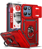 LeYi for Motorola-Moto G 5G 2025/2026/G Play 2026 Case: with Slide Camera Cover and Screen Protector, [Military-Grade] Cellphone Case Cover with Magnetic Ring Kickstand for Moto G 5G 2025/2026/G Play 2026