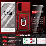 LeYi for Motorola-Moto G Power 5G 2026 Case: with Slide Camera Cover and Screen Protector, [Military-Grade] Cellphone Case Cover with Magnetic Ring Kickstand for Moto G Power 5G 2026