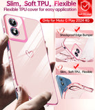 LeYi for Moto G Play-2024 Case: with Tempered Glass Screen Protector [2 Pcs]+ Full Camera Lens Protection