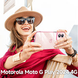 LeYi for Moto G Play-2024 Case: with Tempered Glass Screen Protector [2 Pcs]+ Full Camera Lens Protection
