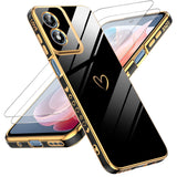 LeYi for Moto G Play-2024 Case: with Tempered Glass Screen Protector [2 Pcs]+ Full Camera Lens Protection