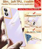LeYi for Moto G Play-2024 Case: with Tempered Glass Screen Protector [2 Pcs]+ Full Camera Lens Protection
