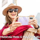 LeYi for Moto G Play-2024 Case: with Tempered Glass Screen Protector [2 Pcs]+ Full Camera Lens Protection