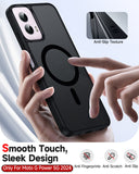 LeYi for Moto G Power 5G 2024-Case: Moto G Power 5G 2024 Case [Compatible with MagSafe] with Fast Magnetic Integrated Structure Funda para Moto G Power 5G 2024