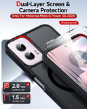 LeYi for Moto G Power 5G 2024-Case: Moto G Power 5G 2024 Case [Compatible with MagSafe] with Fast Magnetic Integrated Structure Funda para Moto G Power 5G 2024