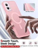 LeYi for Moto G Power 5G 2024-Case: Moto G Power 5G 2024 Case [Compatible with MagSafe] with Fast Magnetic Integrated Structure Funda para Moto G Power 5G 2024