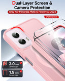 LeYi for Moto G Power 5G 2024-Case: Moto G Power 5G 2024 Case [Compatible with MagSafe] with Fast Magnetic Integrated Structure Funda para Moto G Power 5G 2024