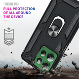 LeYi for Motorola Moto G Power 2025 Case, Motorola G Power 2025 Phone Case with Glass Screen Protector Replacement, Military-Grade Shockproof Magnetic Ring Stand Cell Android Case Cover