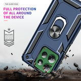 LeYi for Motorola Moto G Power 2025 Case, Motorola G Power 2025 Phone Case with Glass Screen Protector Replacement, Military-Grade Shockproof Magnetic Ring Stand Cell Android Case Cover