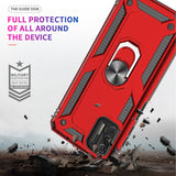 LeYi for Motorola Moto G Stylus 4G 2021 Case, Motorola G Stylus 4G 2021 Phone Case with Glass Screen Protector Replacement, Military-Grade Shockproof Magnetic Ring Stand Cell Android Case Cover