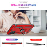 LeYi for Motorola Moto G Stylus 4G 2021 Case, Motorola G Stylus 4G 2021 Phone Case with Glass Screen Protector Replacement, Military-Grade Shockproof Magnetic Ring Stand Cell Android Case Cover