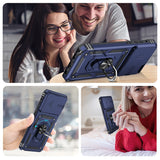 LeYi for Motorola-Moto G Stylus 5G 2025 Case: with Slide Camera Cover and Screen Protector, [Military-Grade] Cellphone Case Cover with Magnetic Ring Kickstand for Moto G Stylus 5G 2025