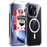 LeYi for Oneplus 15 Phone Case: [Mag-Safe Fit] with Screen Protector & Raised Camera Guard, Matte Translucent Slim Translucent Soft-Touch Protective para Oneplus 15 Case