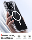 LeYi for Oneplus 15 Phone Case: [Mag-Safe Fit] with Screen Protector & Raised Camera Guard, Matte Translucent Slim Translucent Soft-Touch Protective para Oneplus 15 Case