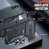 LeYi Compatible for Samsung Galaxy S22 Phone Case: Samsung S22 Case with Screen Protector 2 PCS, Heavy Duty Protection para S 22 Case