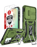 LeYi for Samsung Galaxy S25-FE Case: 2 Packs Screen Protector, Samsung Galaxy S25 FE Phone Case Camera Cover, Military-Grade S25FE Protection