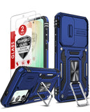 LeYi for Samsung Galaxy S25-FE Case: 2 Packs Screen Protector, Samsung Galaxy S25 FE Phone Case Camera Cover, Military-Grade S25FE Protection