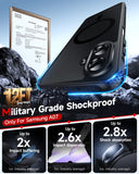 LeYi for Samsung A07 Case: A07 Phone Case [Magnet Fit] with Screen Protector & Raised Camera Guard, Frosted Translucent Soft-Touch Skin & Full Body Protection for Samsung Galaxy A07 Case