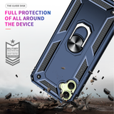 LeYi for Samsung Galaxy A05 Phone Case, Samsung A05 Phone Case with Glass Screen Protector Replacement, Military-Grade Shockproof Magnetic Ring Stand Cell Android Case Cover