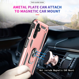 LeYi for Samsung Galaxy A13 5G Case with Glass Screen Protector Replacement, Military-Grade Shockproof Magnetic Ring Stand Cell Android Case Cover