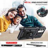 LeYi for Galaxy A16/A17-5G Phone Case: Screen Protector [2 Packs] with Camera Cover, Military-Grade Heavy Duty Protection