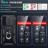 LeYi for Galaxy A16/A17-5G Phone Case: Screen Protector [2 Packs] with Camera Cover, Military-Grade Heavy Duty Protection