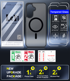LeYi for Samsung Galaxy A17 5G Cases with Screen Protector + Camera Cover:[ MagSafe Compatible] Magnetic Military Grade Protective Slim Phone Case for Samsung A17