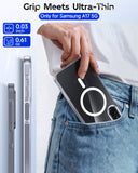 LeYi for Samsung Galaxy A17 5G Phone Case: Crystal Clear [Anti-Yellowing] Samsung A17 Case [Magnet Fit] with Screen Protector, Translucent & Military-Grade Protection Funda para A 17