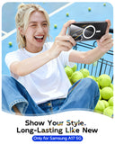 LeYi for Samsung Galaxy A17 5G Phone Case: Crystal Clear [Anti-Yellowing] Samsung A17 Case [Magnet Fit] with Screen Protector, Translucent & Military-Grade Protection Funda para A 17