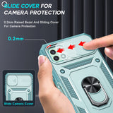 LeYi for Samsung Galaxy A22 5G Phone Case: Samsung Galaxy A22 Case with 2 Tempered Glass Screen Pro Maxtector, Slide Camera Cover, Ring Stand Holder, Heavy Duty Shockproof para Samsung Galaxy A22 Cover for Women Girl