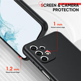 LeYi for Galaxy A23 Phone Cases, Samsung A23 Cover with Tempered Glass Screen Protectors, Soft Silicone Ultra Slim Shockproof Cover with Anti-Scratch Microfiber Lining Samsung A23 Case