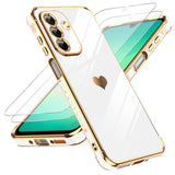 LeYi for Samsung Galaxy A26 5G Case: with Tempered Glass Screen Protector [2 Pcs]+ Full Camera Lens Protection