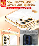 LeYi for Samsung Galaxy A27 5G Case: with Tempered Glass Screen Protector [2 Pcs]+ Full Camera Lens Protection