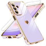 LeYi for Samsung Galaxy A27 5G Case: with Tempered Glass Screen Protector [2 Pcs]+ Full Camera Lens Protection