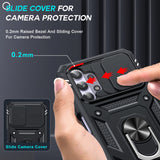 LeYi for Galaxy A32-5G Phone Case: [Not Fit 4G] Screen Protector X 2 with Camera Cover & Ring Stand, Military-Grade Heavy Duty