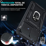 LeYi for Galaxy A32-5G Phone Case: [Not Fit 4G] Screen Protector X 2 with Camera Cover & Ring Stand, Military-Grade Heavy Duty