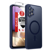 LeYi for Samsung Galaxy A32 5G Case: Galaxy A32 5G Phone Case [Magnet Fit] with [1 Packs] Screen Protector, Raised Camera Guard Slim Matte Translucent Smooth Soft-Touch Funda para A 32