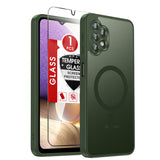 LeYi for Samsung Galaxy A32 5G Case: Galaxy A32 5G Phone Case [Magnet Fit] with [1 Packs] Screen Protector, Raised Camera Guard Slim Matte Translucent Smooth Soft-Touch Funda para A 32