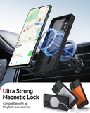 LeYi for Samsung Galaxy A42 5G Case: Galaxy A42 5G Phone Case [Magnet Fit] with [1 Packs] Screen Protector, Raised Camera Guard Slim Matte Translucent Smooth Soft-Touch Funda para A 42
