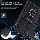 LeYi for Samsung Galaxy A52-5G Phone Case: Samsung A52 5G Case with Screen Protector X 2, Slide Camera Cover with Magnetic Stand, Heavy Duty Shockproof para A 52 Case for Women Girl