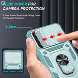 LeYi for Samsung Galaxy A53-5G Phone Case: Samsung A53 5G Case with Screen Protector X 2, Slide Camera Cover with Magnetic Stand, Heavy Duty Shockproof para A 53 Case for Women Girl
